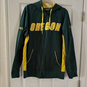 Colosseum Green and Yellow Athletic Hoodie